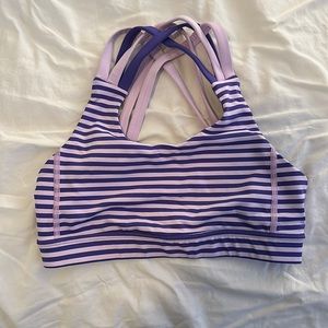 Lulu lemon purple and lavender sports bra
